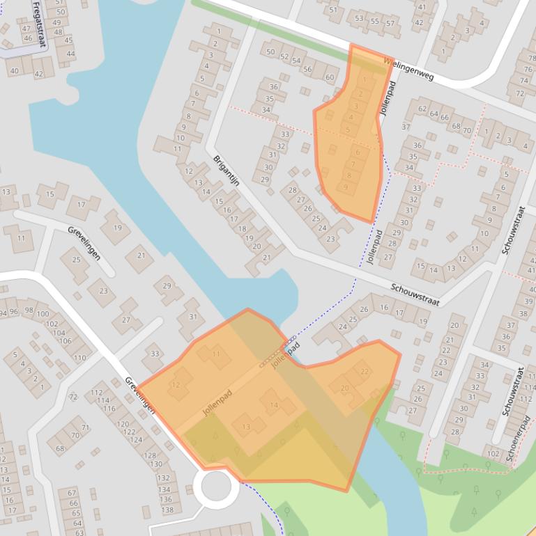 Kaart van postcodegebied 1826AT.
