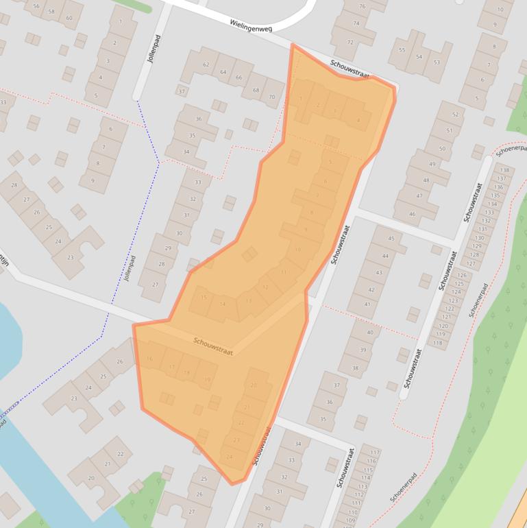 Kaart van postcodegebied 1826AW.