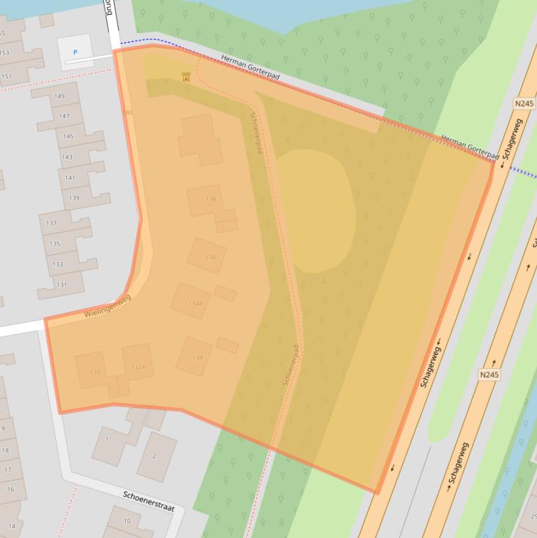 Kaart van postcodegebied 1826BS.