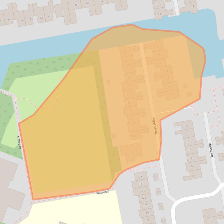 Kaart van postcodegebied 1826CK.