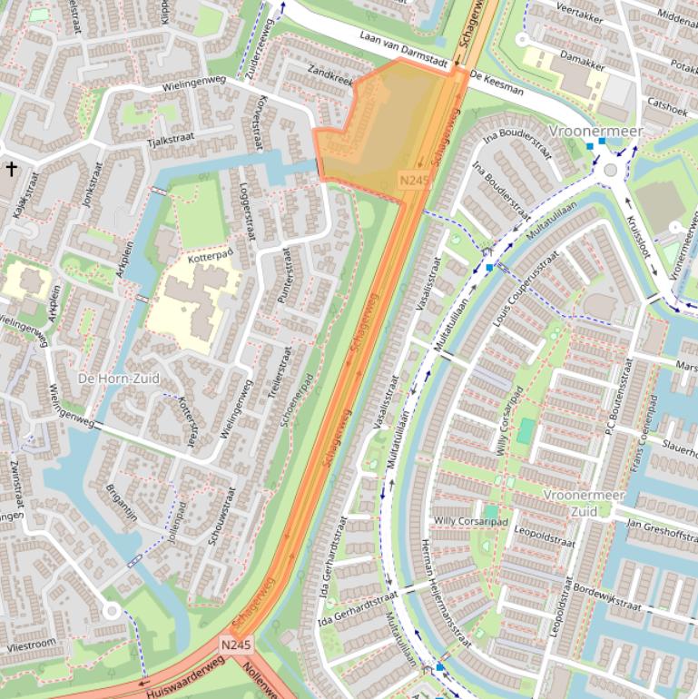 Kaart van postcodegebied 1826CN.