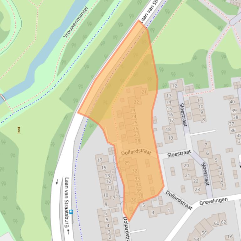 Kaart van postcodegebied 1826CT.