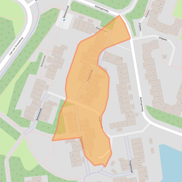 Kaart van postcodegebied 1826DA.