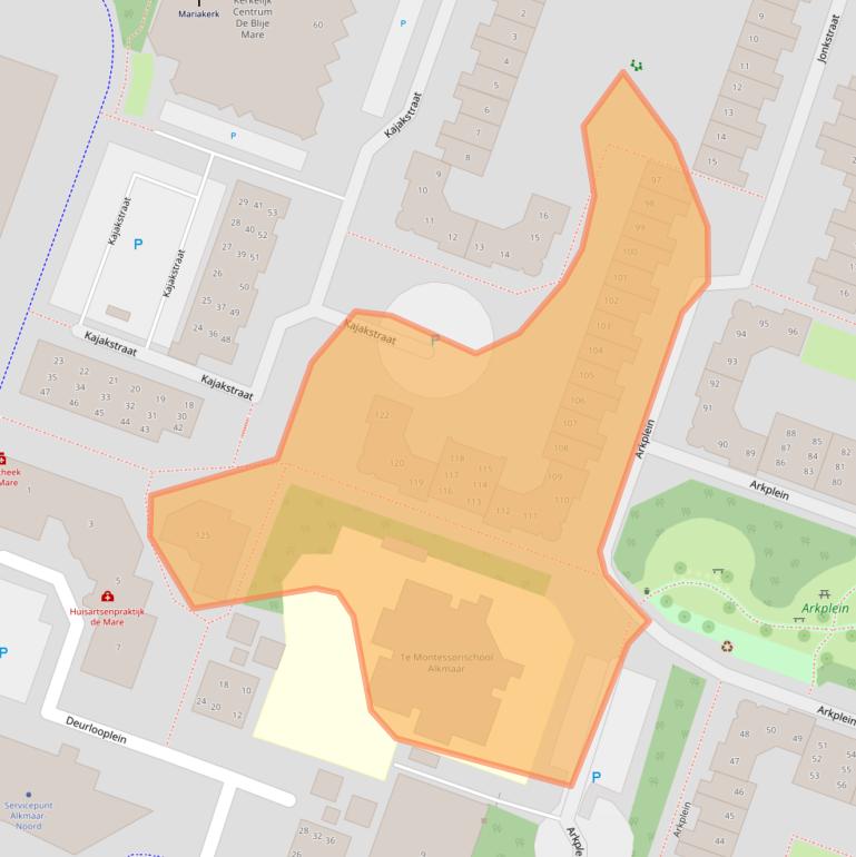 Kaart van postcodegebied 1826DM.
