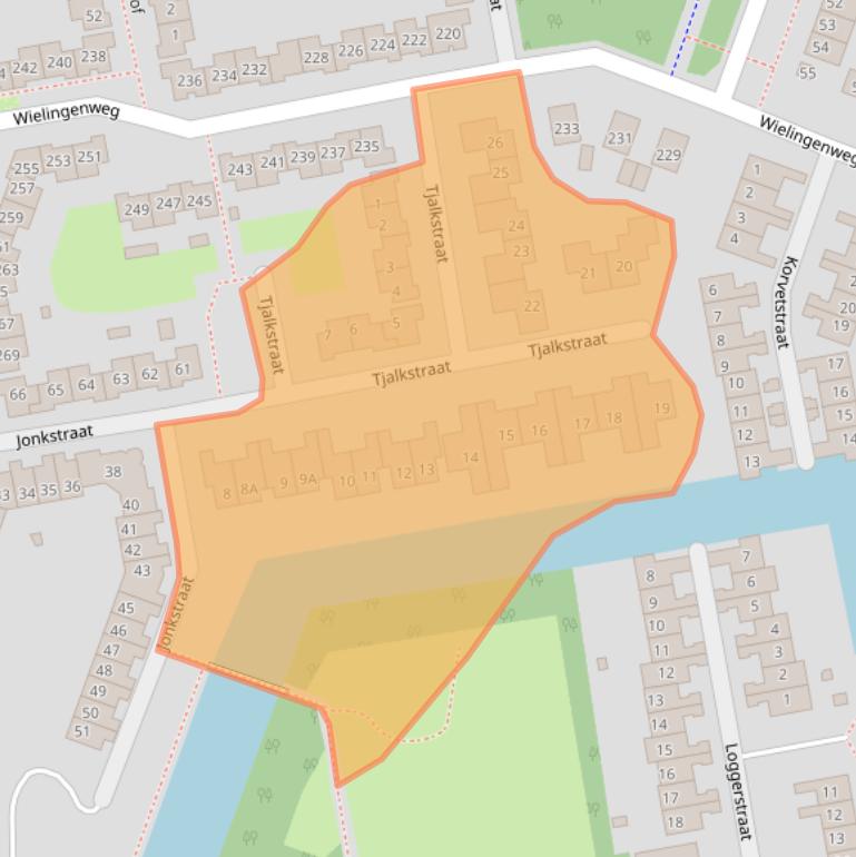 Kaart van postcodegebied 1826DT.