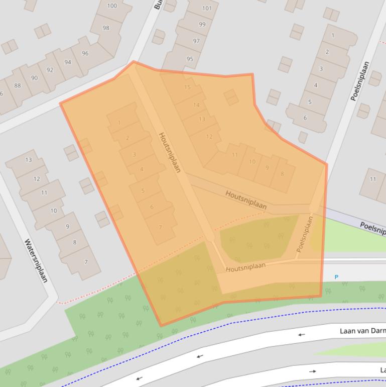 Kaart van postcodegebied 1826GD.