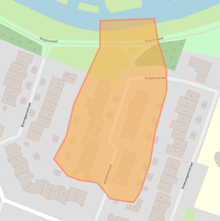 Kaart van postcodegebied 1826GN.