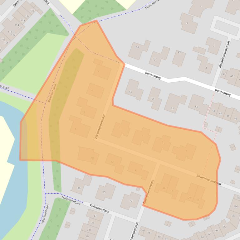 Kaart van postcodegebied 1826GT.