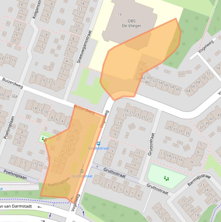 Kaart van postcodegebied 1826HA.