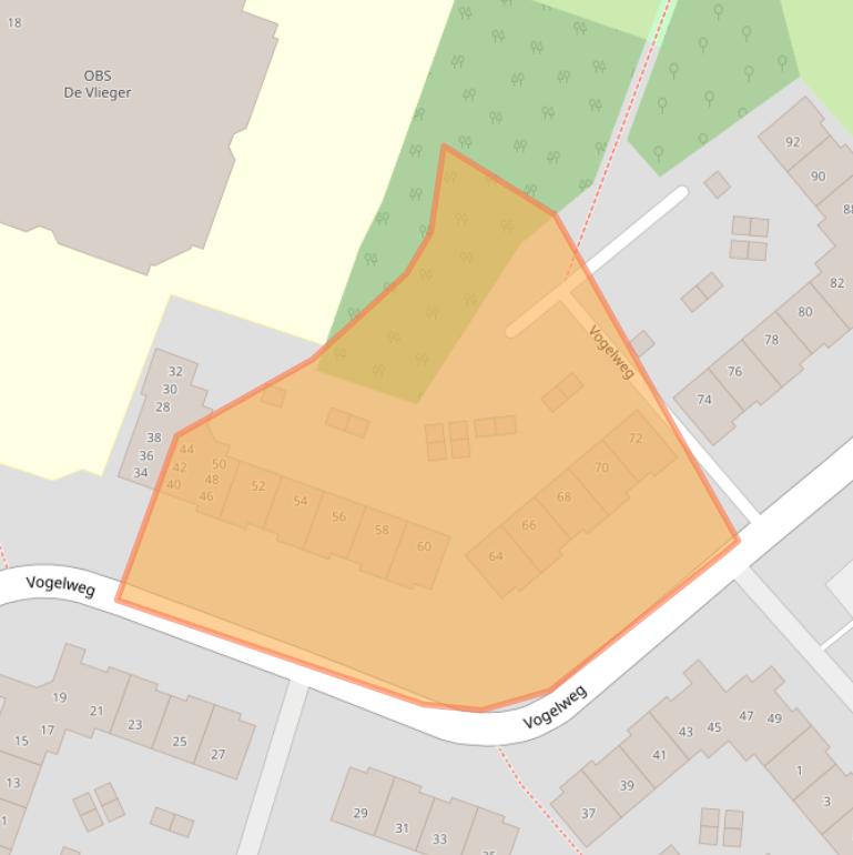 Kaart van postcodegebied 1826HB.
