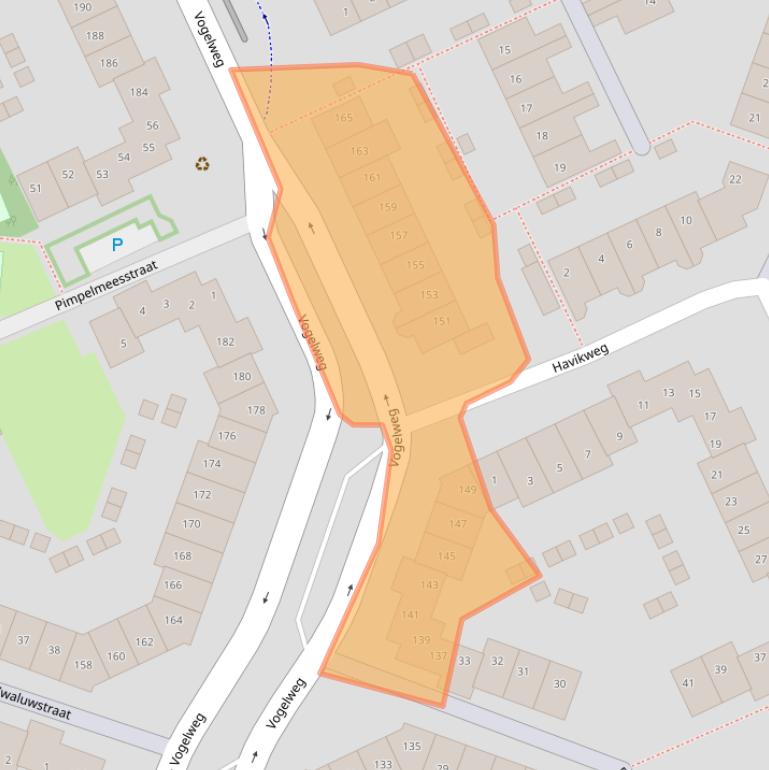 Kaart van postcodegebied 1826HL.