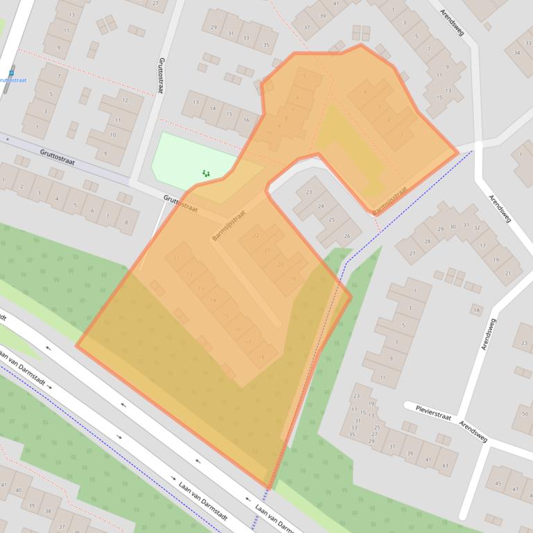 Kaart van postcodegebied 1826HP.