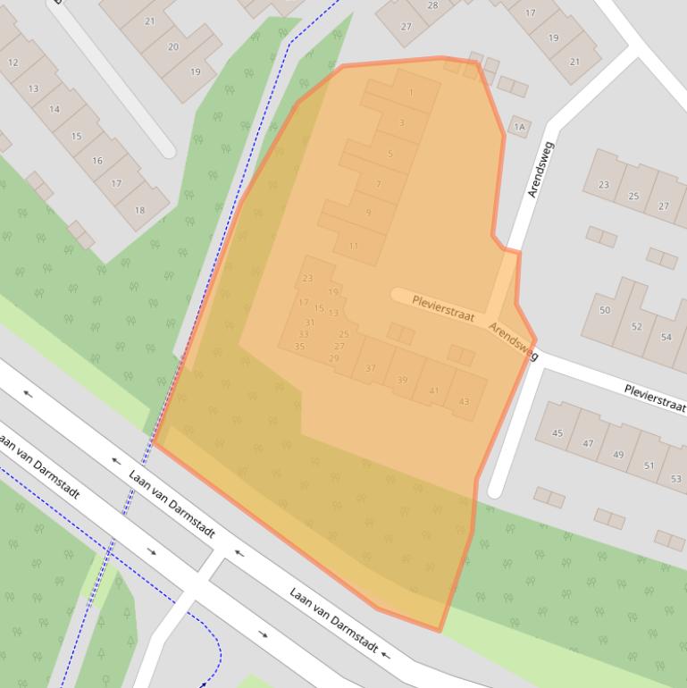 Kaart van postcodegebied 1826HS.