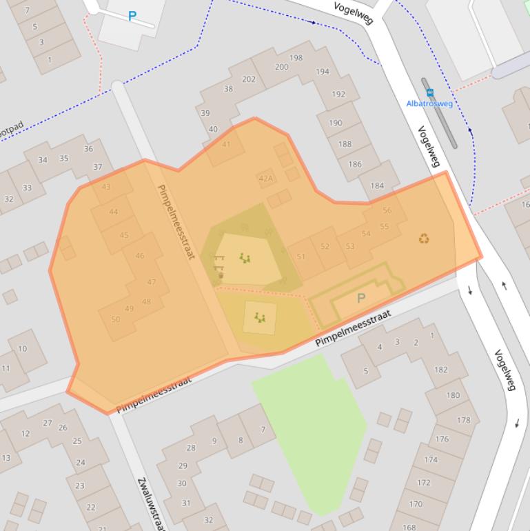 Kaart van postcodegebied 1826KT.