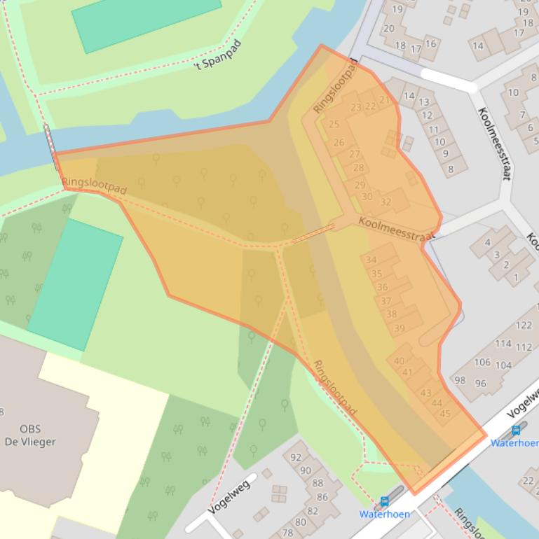 Kaart van postcodegebied 1826KZ.
