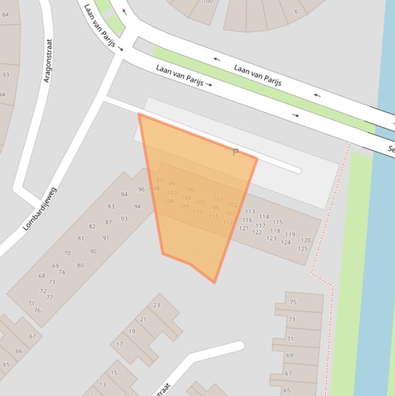 Kaart van postcodegebied 1827CG.