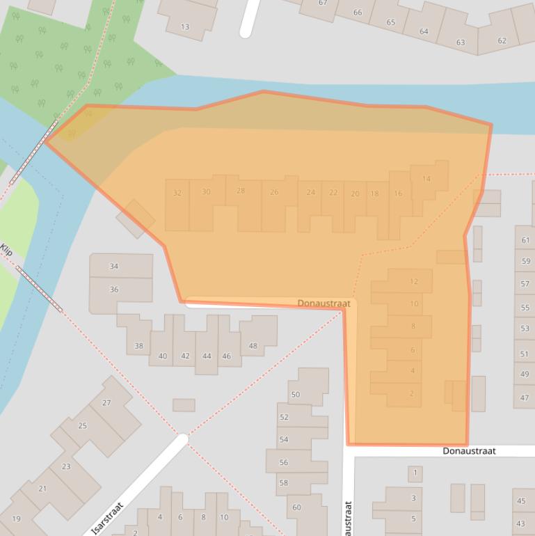 Kaart van postcodegebied 1827GE.