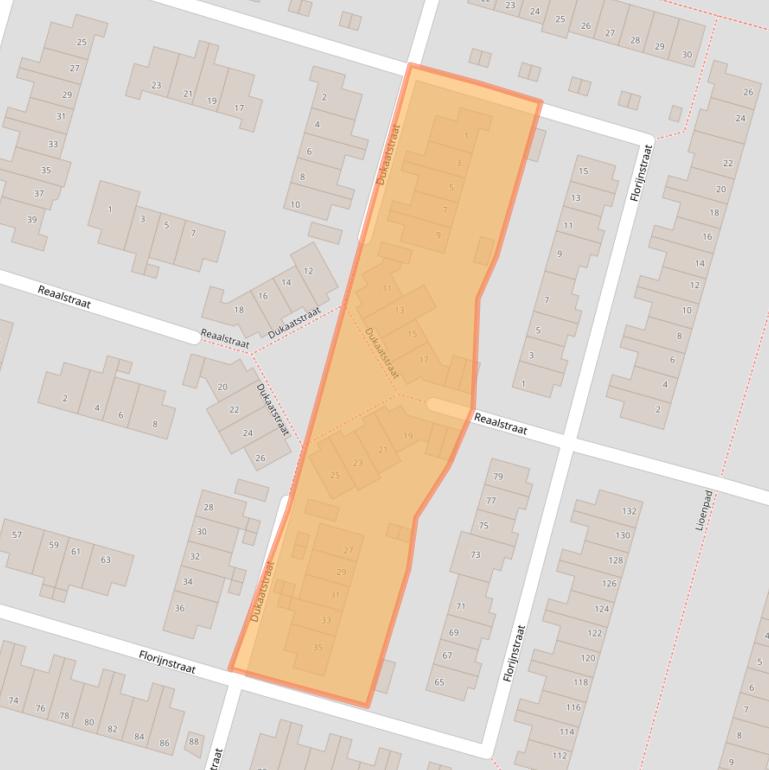 Kaart van postcodegebied 1827GN.