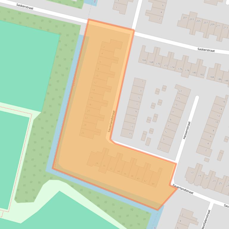 Kaart van postcodegebied 1827HB.