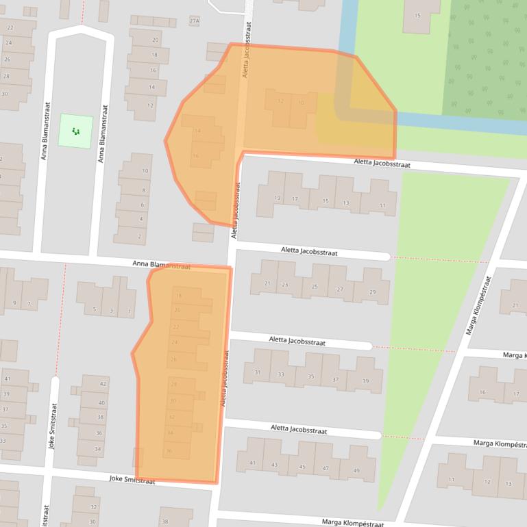 Kaart van postcodegebied 1827MN.