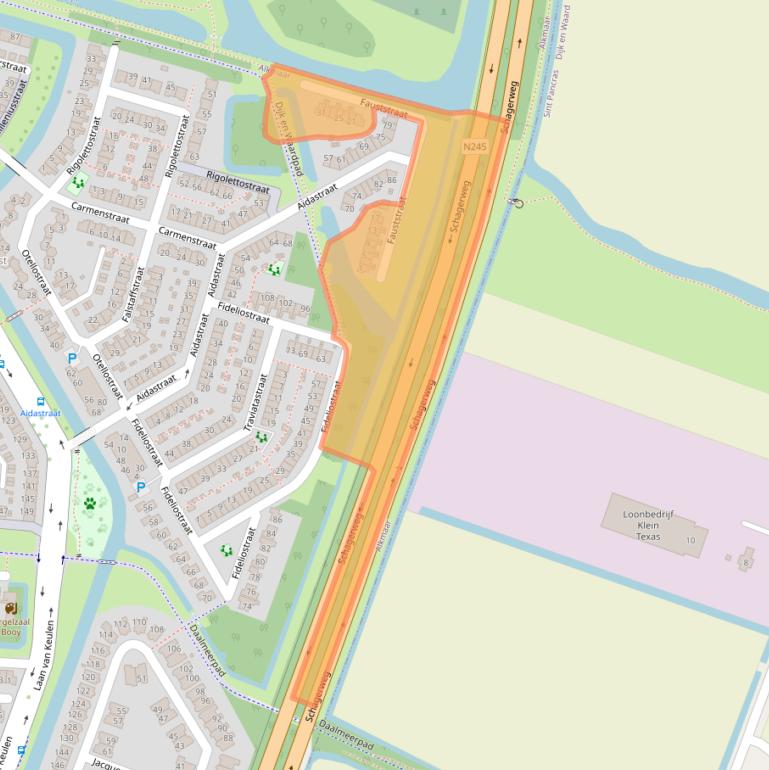 Kaart van postcodegebied 1827NM.