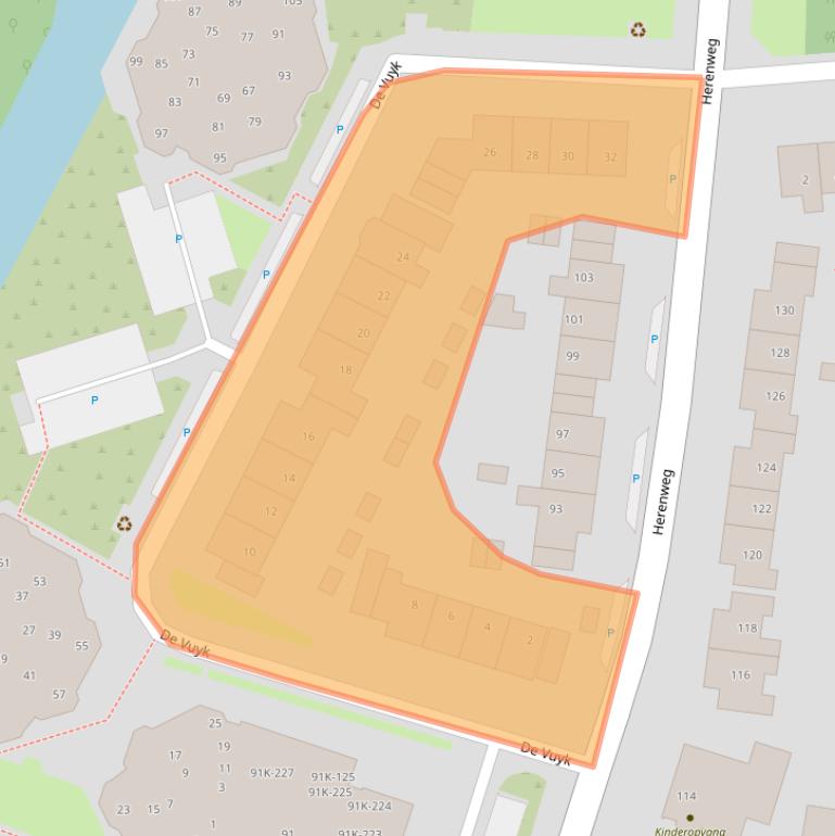 Kaart van postcodegebied 1829AR.