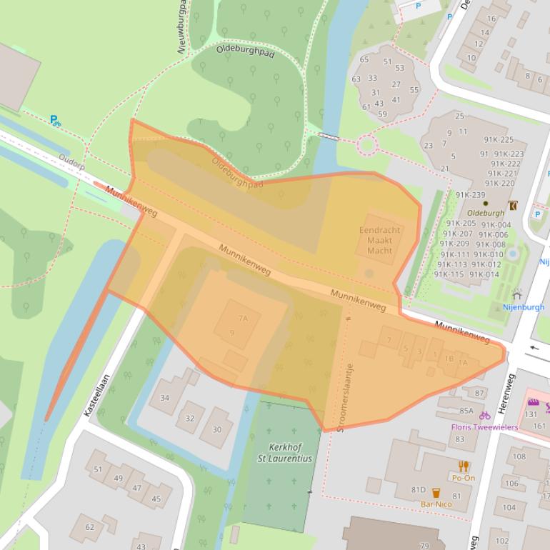 Kaart van postcodegebied 1829BA.
