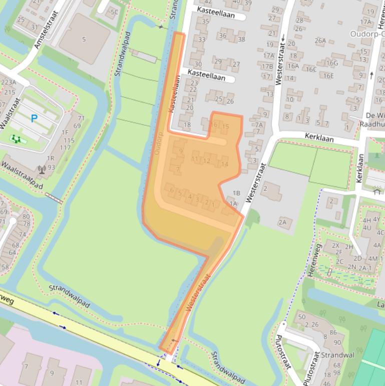 Kaart van postcodegebied 1829BD.