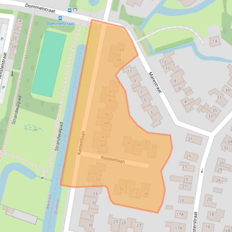 Kaart van postcodegebied 1829BG.