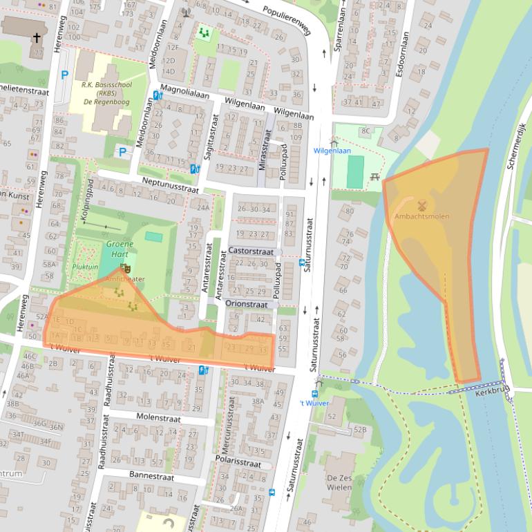 Kaart van postcodegebied 1829CH.