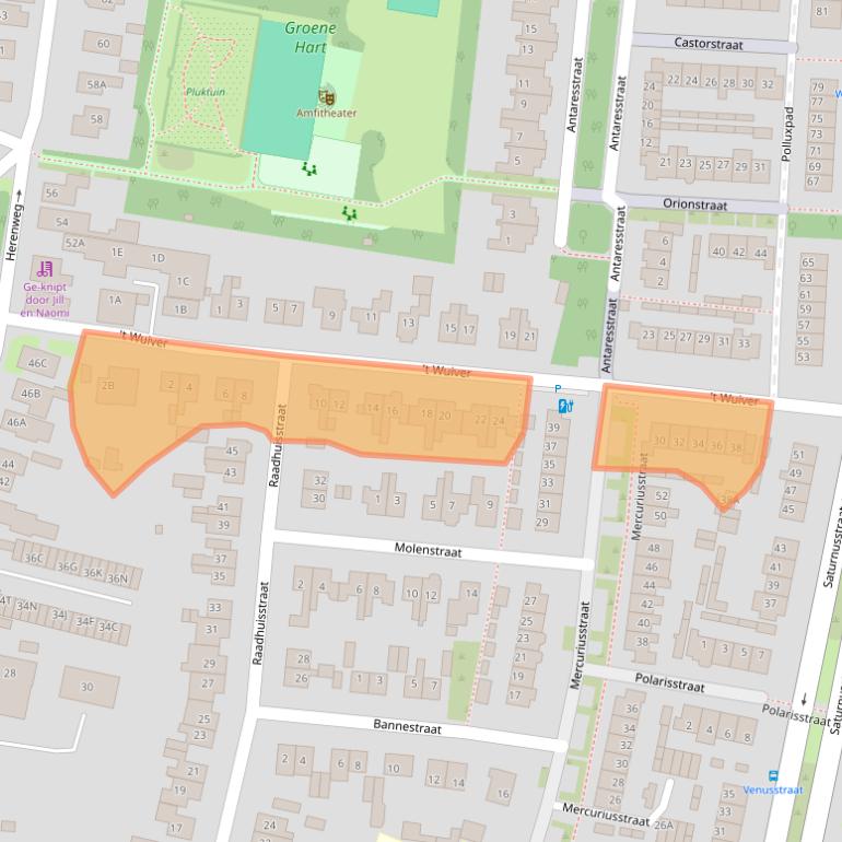 Kaart van postcodegebied 1829CJ.