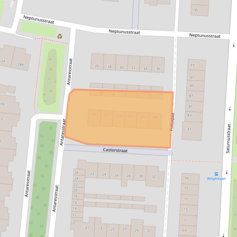 Kaart van postcodegebied 1829CM.