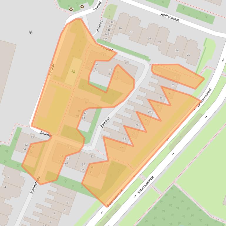 Kaart van postcodegebied 1829DA.