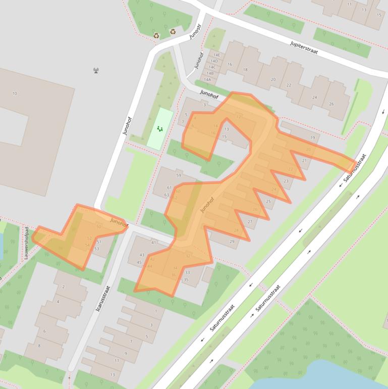 Kaart van postcodegebied 1829DB.