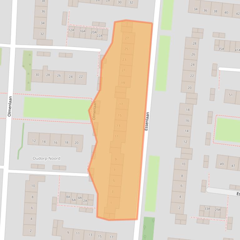 Kaart van postcodegebied 1829HL.