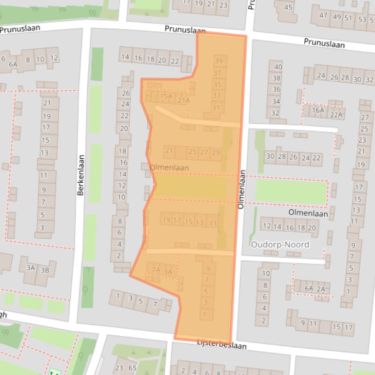 Kaart van postcodegebied 1829HN.