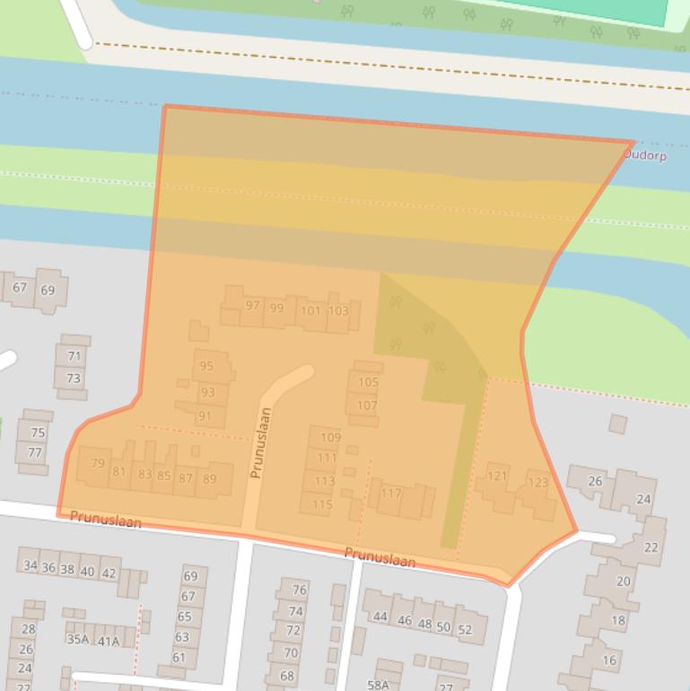 Kaart van postcodegebied 1829HV.