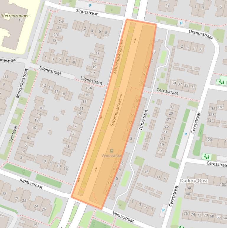 Kaart van postcodegebied 1829XB.