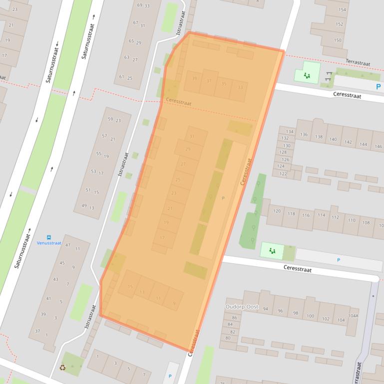 Kaart van postcodegebied 1829XE.