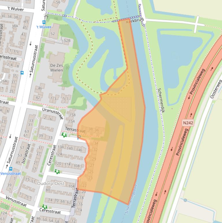 Kaart van postcodegebied 1829XM.