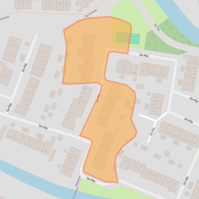 Kaart van postcodegebied 1831AM.