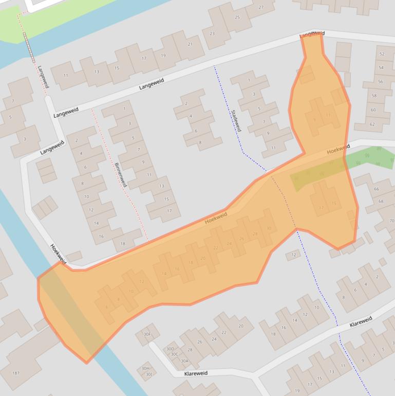 Kaart van postcodegebied 1831BP.