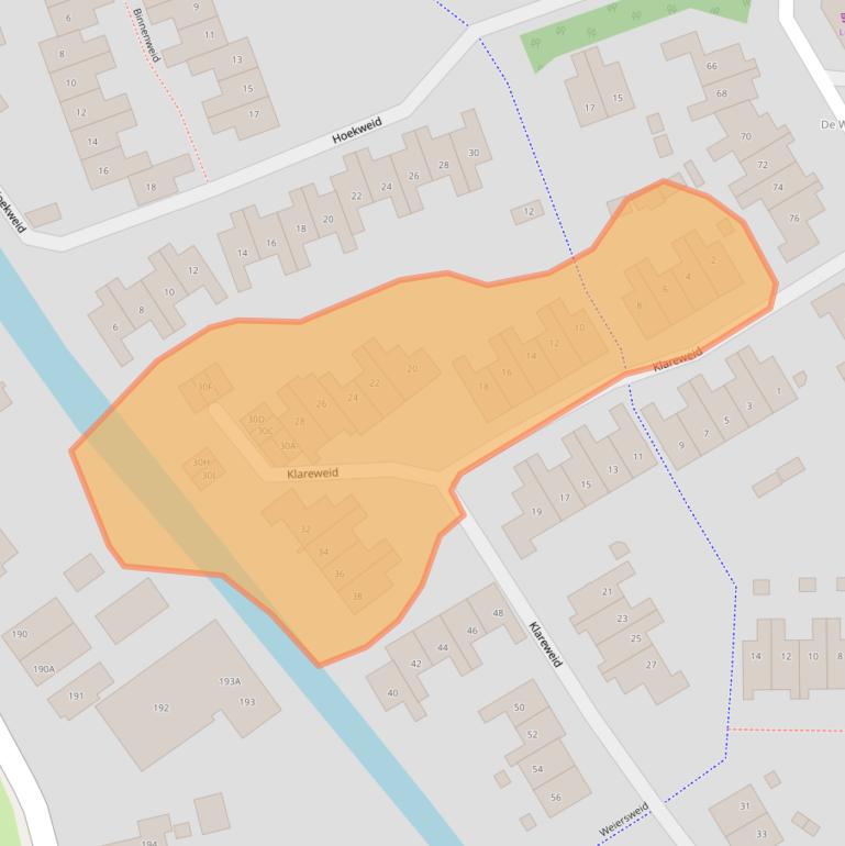 Kaart van postcodegebied 1831BS.