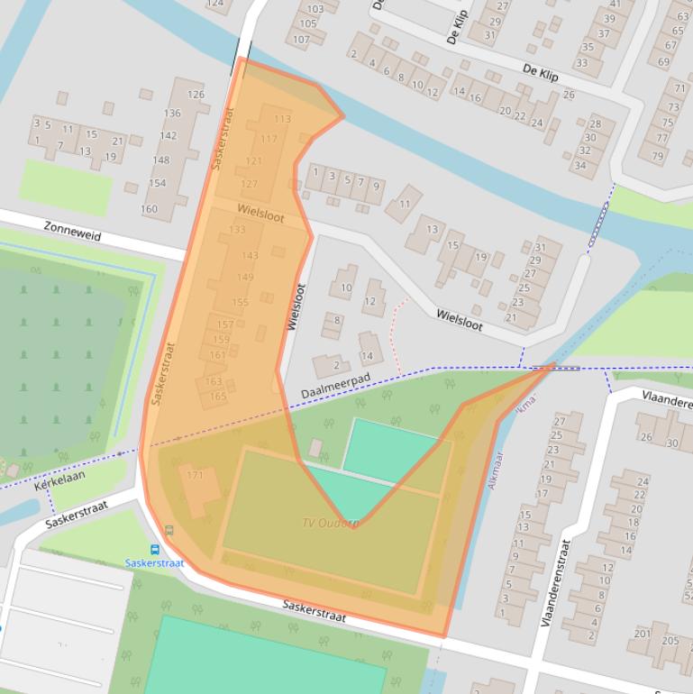 Kaart van postcodegebied 1831CN.