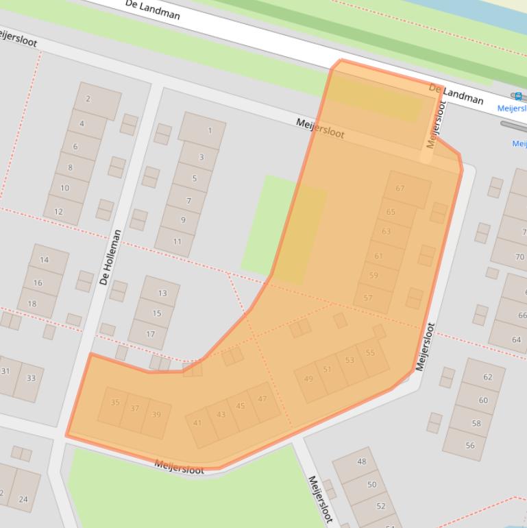 Kaart van postcodegebied 1831EB.