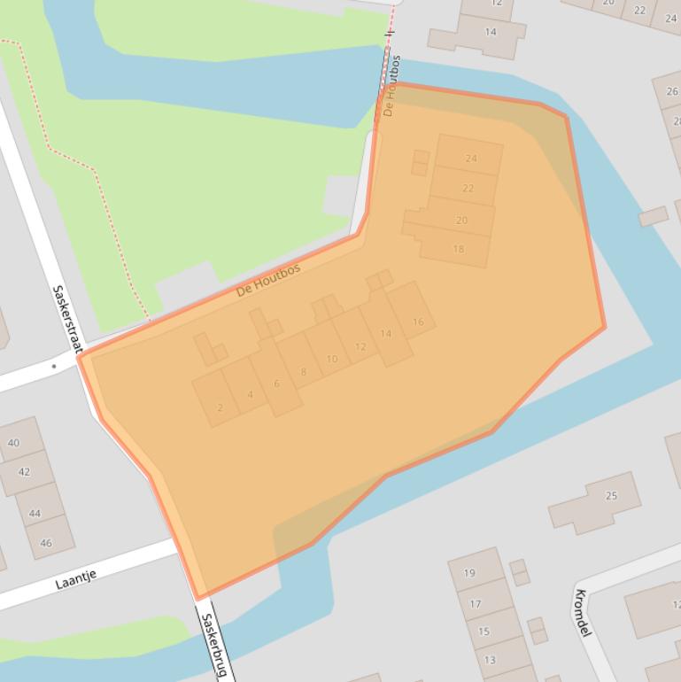 Kaart van postcodegebied 1831EG.