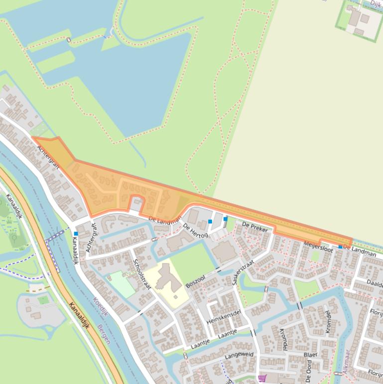 Kaart van postcodegebied 1831EP.