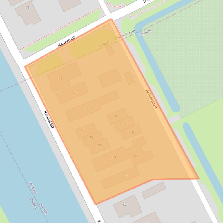 Kaart van postcodegebied 1831GA.