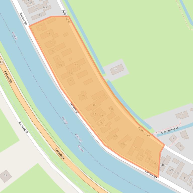 Kaart van postcodegebied 1831GB.