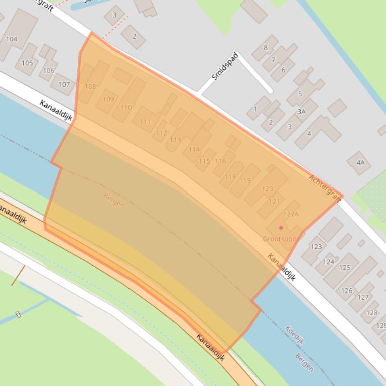 Kaart van postcodegebied 1831GC.